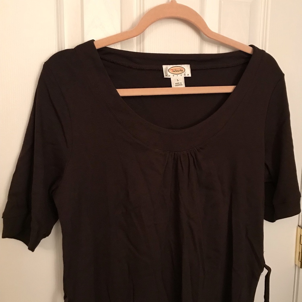 Brown Talbots cotton top. Bundle promo: send offer - 5 items for $35 🌸 - Picture 3 of 7